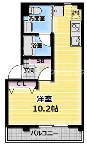 クレール門真の間取り画像