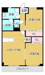 ウィズ・エフⅡの間取り画像