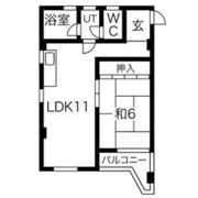 シャトル西野の間取り画像