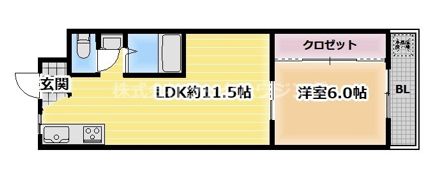 マンション清寿苑の間取り画像