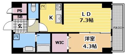 ファーシル千林の間取り画像