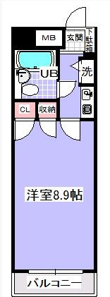 ダイニチ館F12の間取り画像