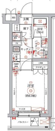 セジョリ横浜鶴見の間取り画像