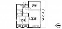 セントラル庚午第一マンションの間取り画像