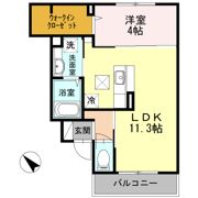 ヴィラ曻美の間取り画像