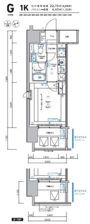 シーフォレシティ芝浦の間取り画像