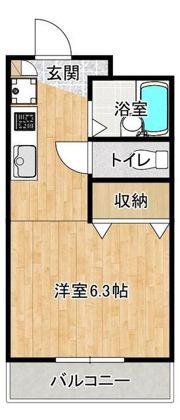 元浜グリーンホームズの間取り画像