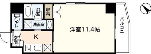 シャルムIKENOKOの間取り画像