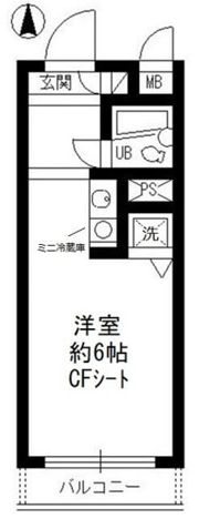 ビクセル武蔵関の間取り画像