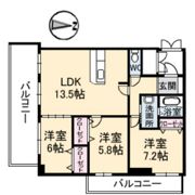 ヴィラージュ緑井の間取り画像