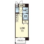 CHAINON内坪井の間取り画像