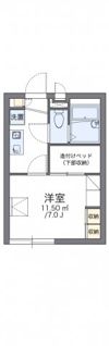 レオパレス錦の間取り画像