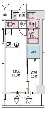 スプランディッドⅨの間取り画像