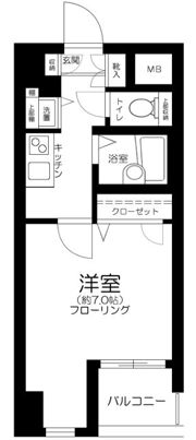 エスコート神田岩本町の間取り画像
