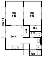 ツインハイツの間取り画像