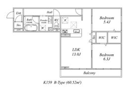 LANDS(K-159)の間取り画像
