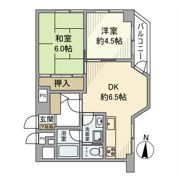 洗足池ローズベイハイツの間取り画像