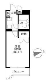 ペガサスマンション富士見ヶ丘の間取り画像