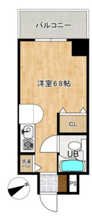 ダイアパレス皆実町弐番館の間取り画像