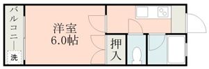 レジデンス渡鹿A棟の間取り画像