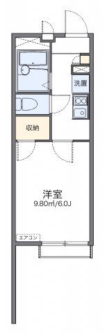 レオパレスグランシャトーの間取り画像
