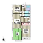 ハイツグロリアの間取り画像