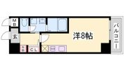エスリード中山手・県庁前の間取り画像