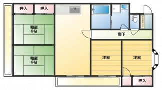 エステイト林の間取り画像