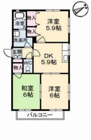 カサベルデ A棟の間取り画像