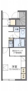 レオパレスフォ-レストⅡの間取り画像