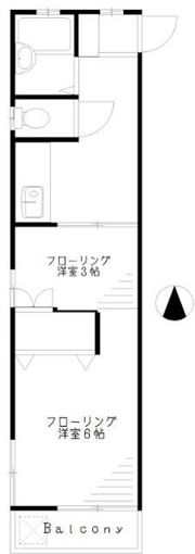青山ハイムの間取り画像
