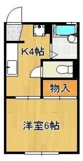 リバーサイドかなだの間取り画像