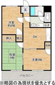 コーポ長池の間取り画像