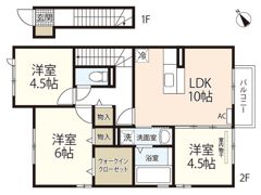 COZY COURT B棟の間取り画像