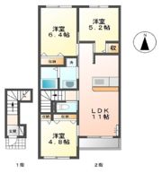 リライアンスCの間取り画像