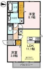 Grand Reflet A棟の間取り画像