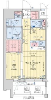 レオンコンフォート九条アルバの間取り画像