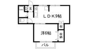 六甲アビタシオンの間取り画像