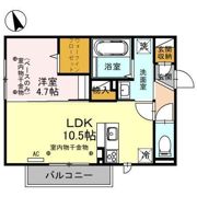 キューブ倉光の間取り画像