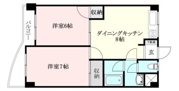 ロイヤルアネックス福音寺の間取り画像