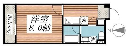 LUCENT COURT 代々木上原の間取り画像