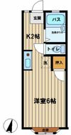 メゾンドグレースの間取り画像