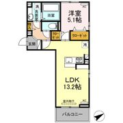 ロイヤルサン Bの間取り画像