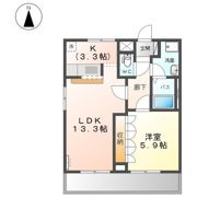 ファイブ テンBの間取り画像