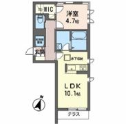 メゾンマスト 開北Aの間取り画像
