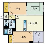 ジートラスト薬院の間取り画像