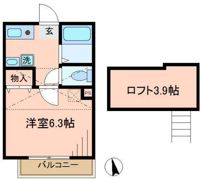 フルールの間取り画像