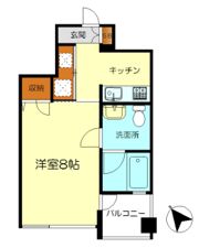 ルミエール西中央の間取り画像