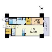 リーブル博多駅前の間取り画像