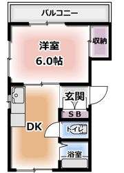 メゾンアカツキの間取り画像